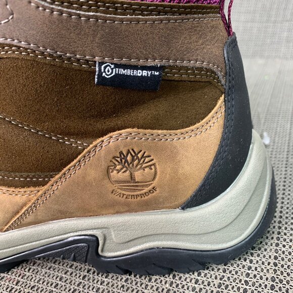 Timberland Womens Size 10 Mount Maddsen Mid Leather Waterproof Boot - Picture 4 of 8